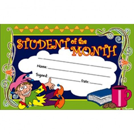 Student Of the Month Award A 019