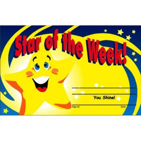 Star Of The Week Award A 021