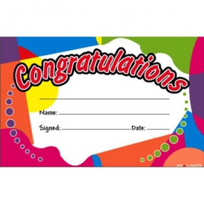 Congratulation Award  A 022 A