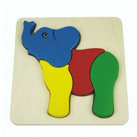 3D Elephant Inset Puzzle TA053