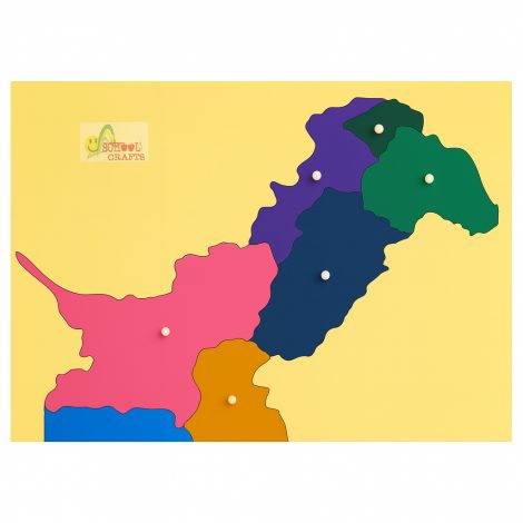 Map of Pakistan Puzzle MK022