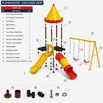 Outdoor Play Booster ODPE 046