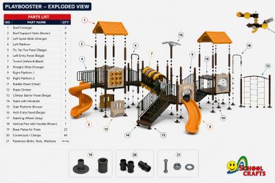 Outdoor Play Booster ODPE031A