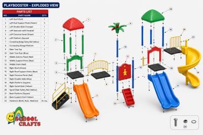 Outdoor Playground Booster ODPE002
