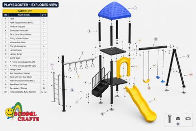 Outdoor Playground Booster ODPE003