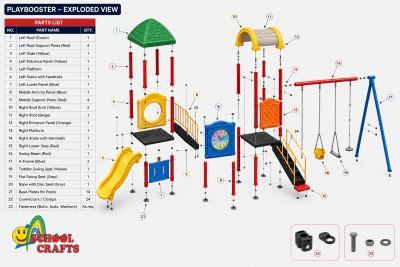 Outdoor Playground Booster ODPE004